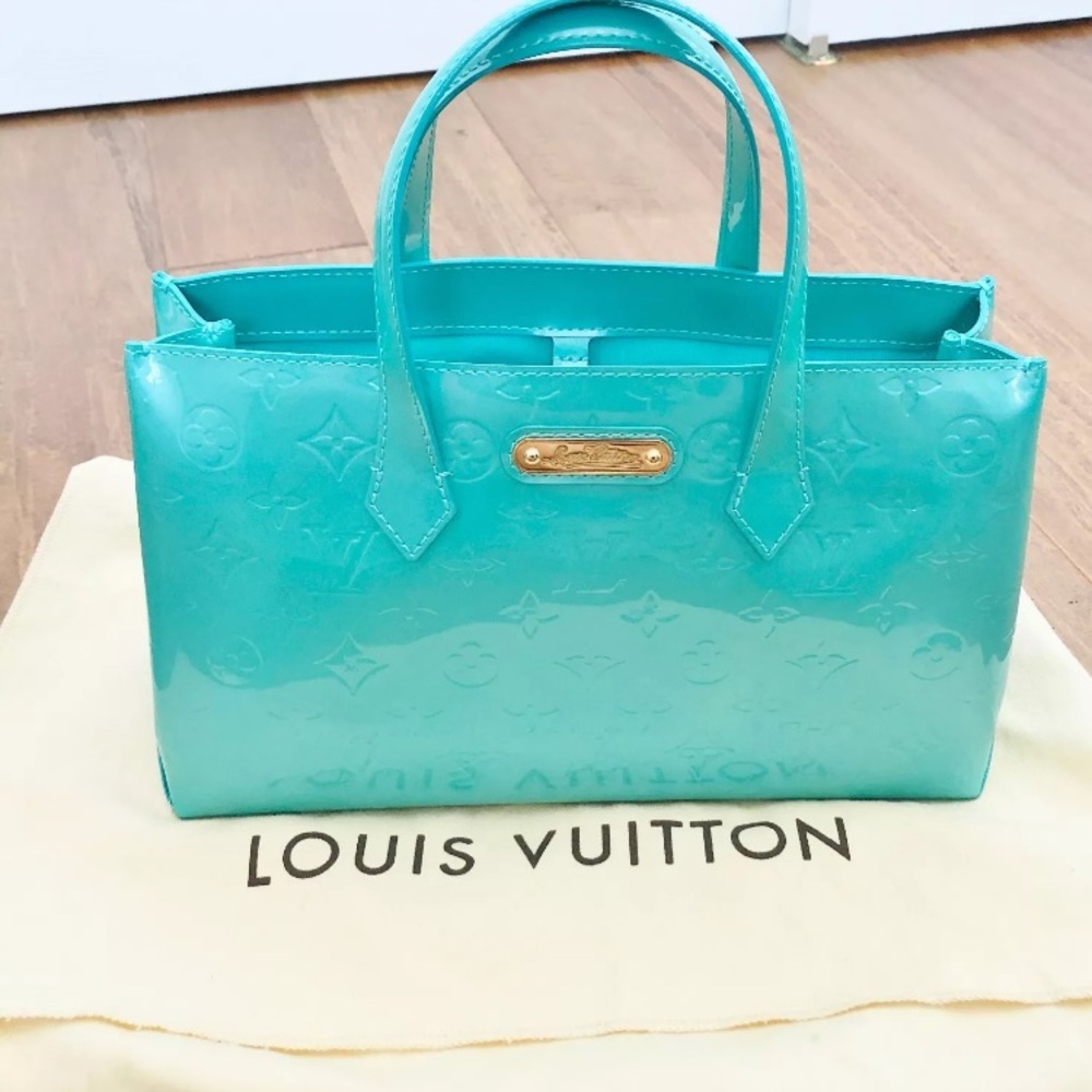 LOUIS VUITTON Tiffany Blue Lagoon Bag Authentic - Picture 2 of 8